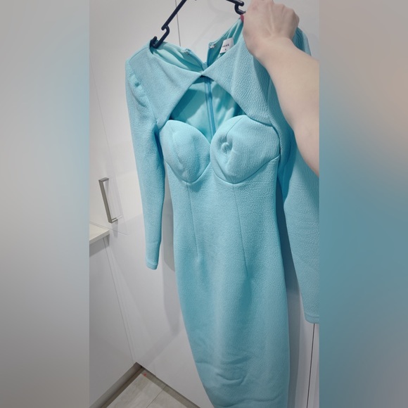 MISHA DRESS Blue | SHEIKE Cocktail Dress Size 6 - Picture 4 of 7